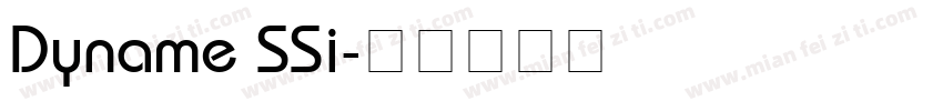 Dyname SSi字体转换